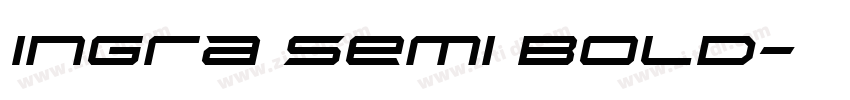 ingra semi bold字体转换